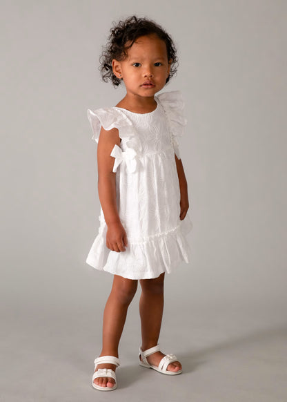 Vestido de ceremonia bordado bebé