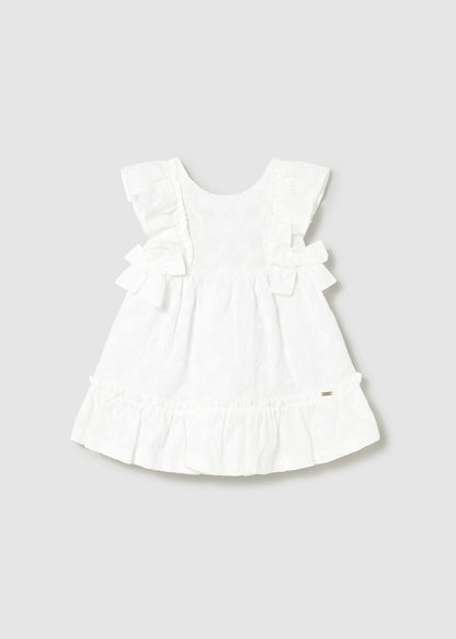 Vestido de ceremonia bordado bebé