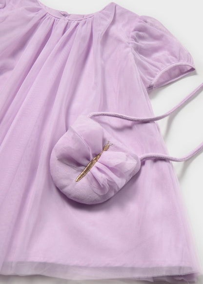 Vestido tul con bolso bebé