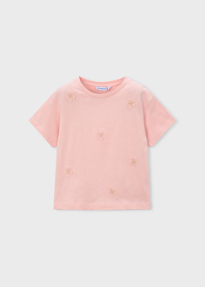 Camiseta aplique niña