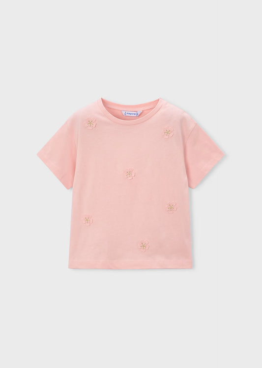 Camiseta aplique niña