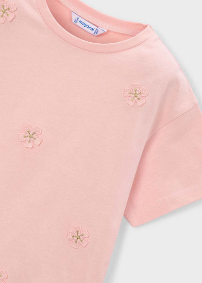 Camiseta aplique niña
