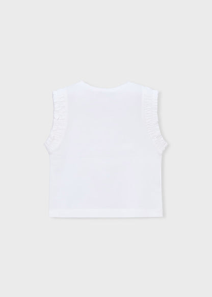 Camiseta flores niña