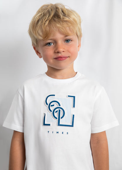 Camiseta con relieve niño
