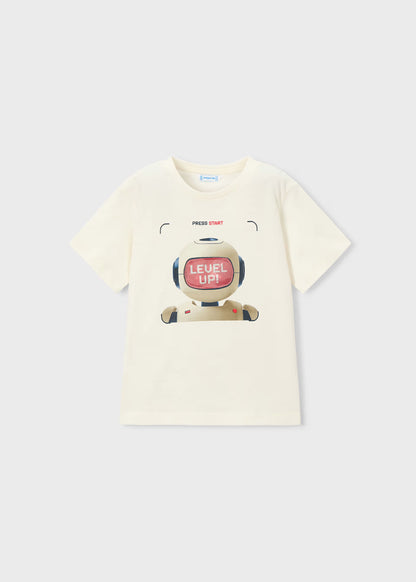 Camiseta interactiva robot niño