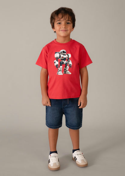Camiseta robot niño