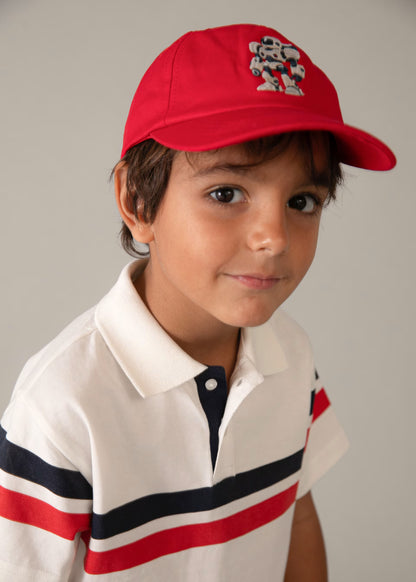 Polo con bandas decorativas niño