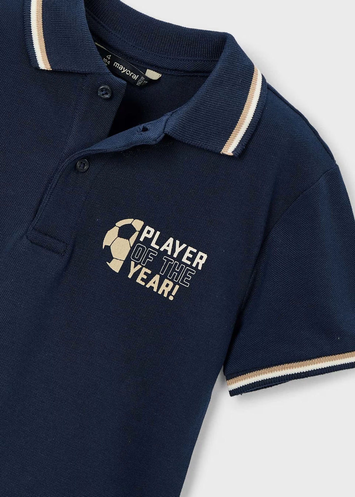 Polo fútbol niño