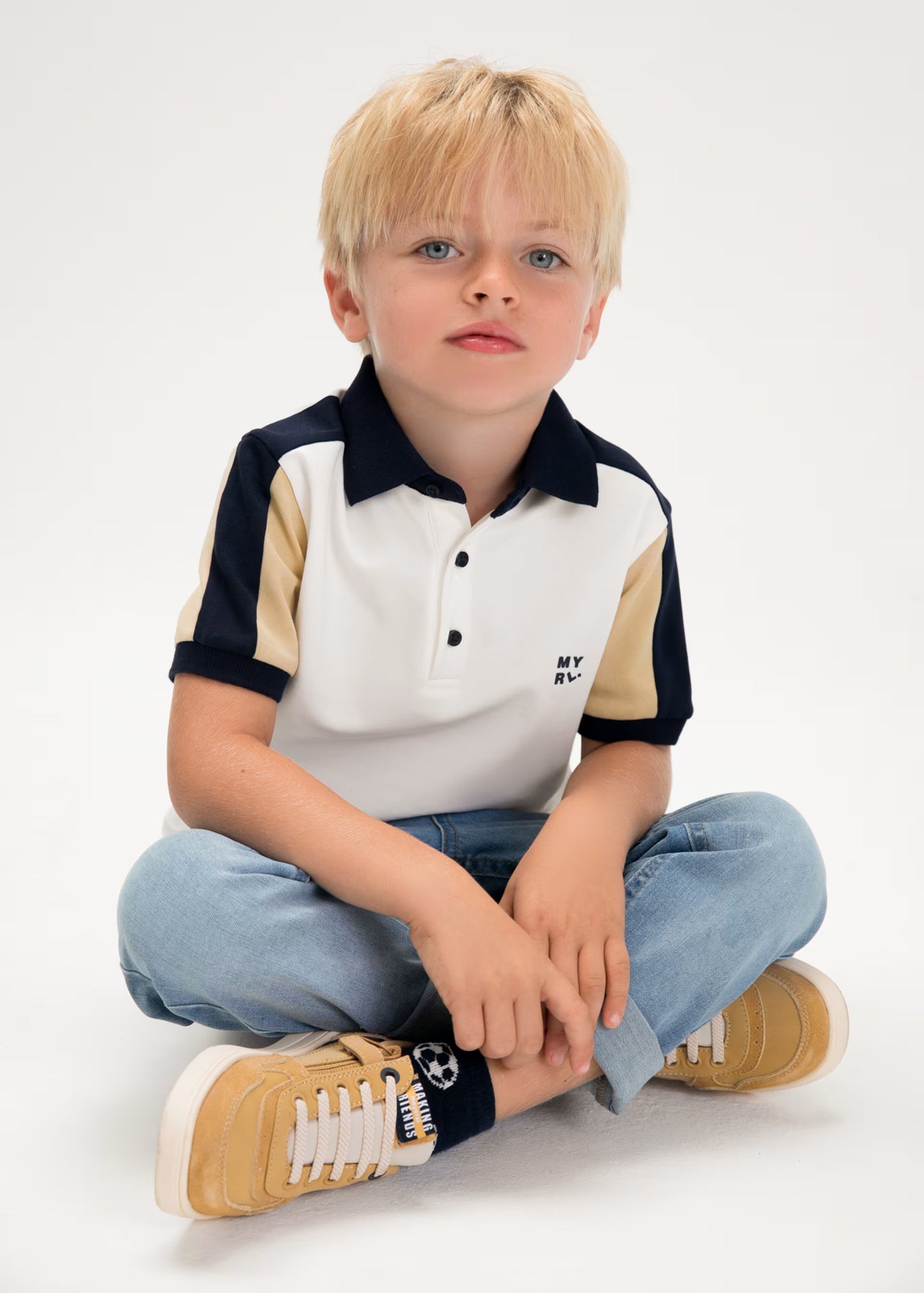 Polo combinado niño