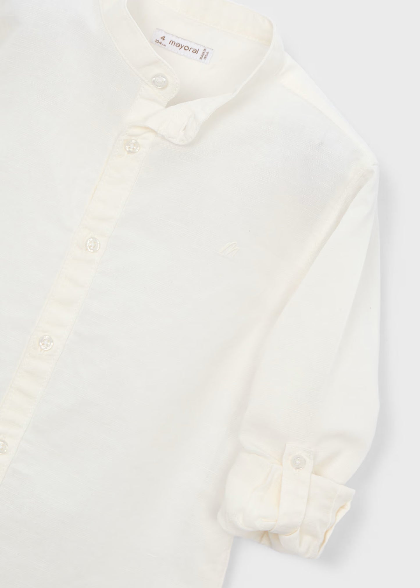 Camisa manga larga con lino niño