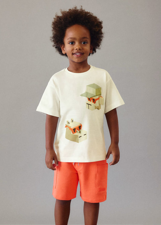 Bermuda con bolsillos niño