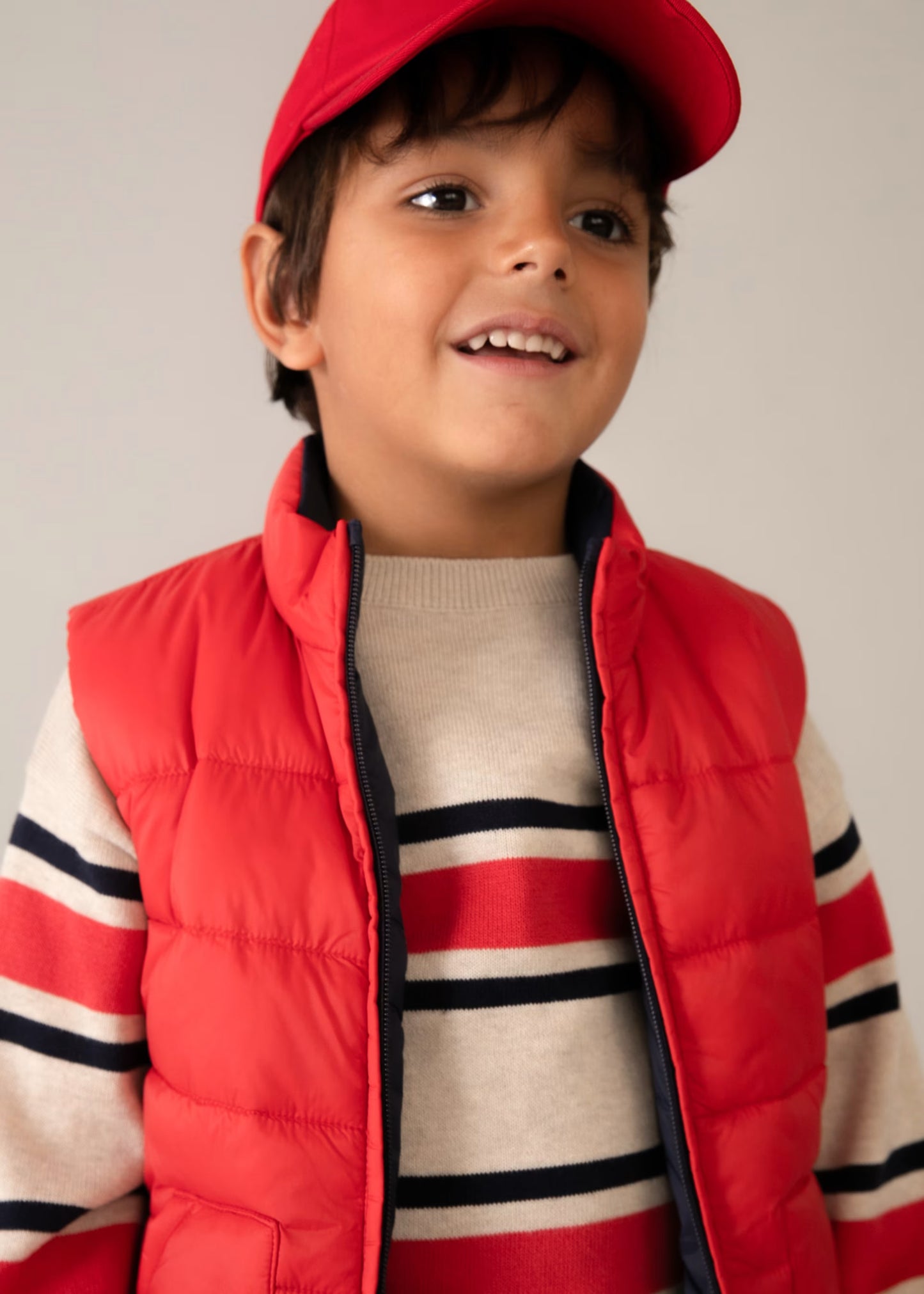 Chaleco reversible acolchado niño