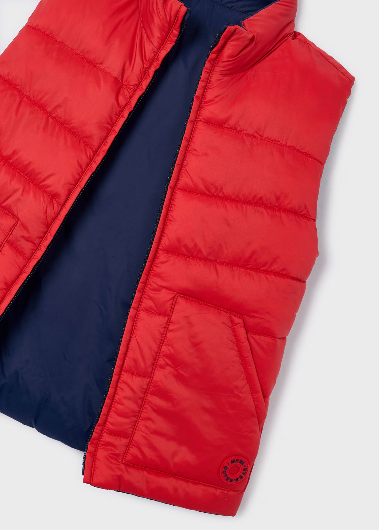 Chaleco reversible acolchado niño