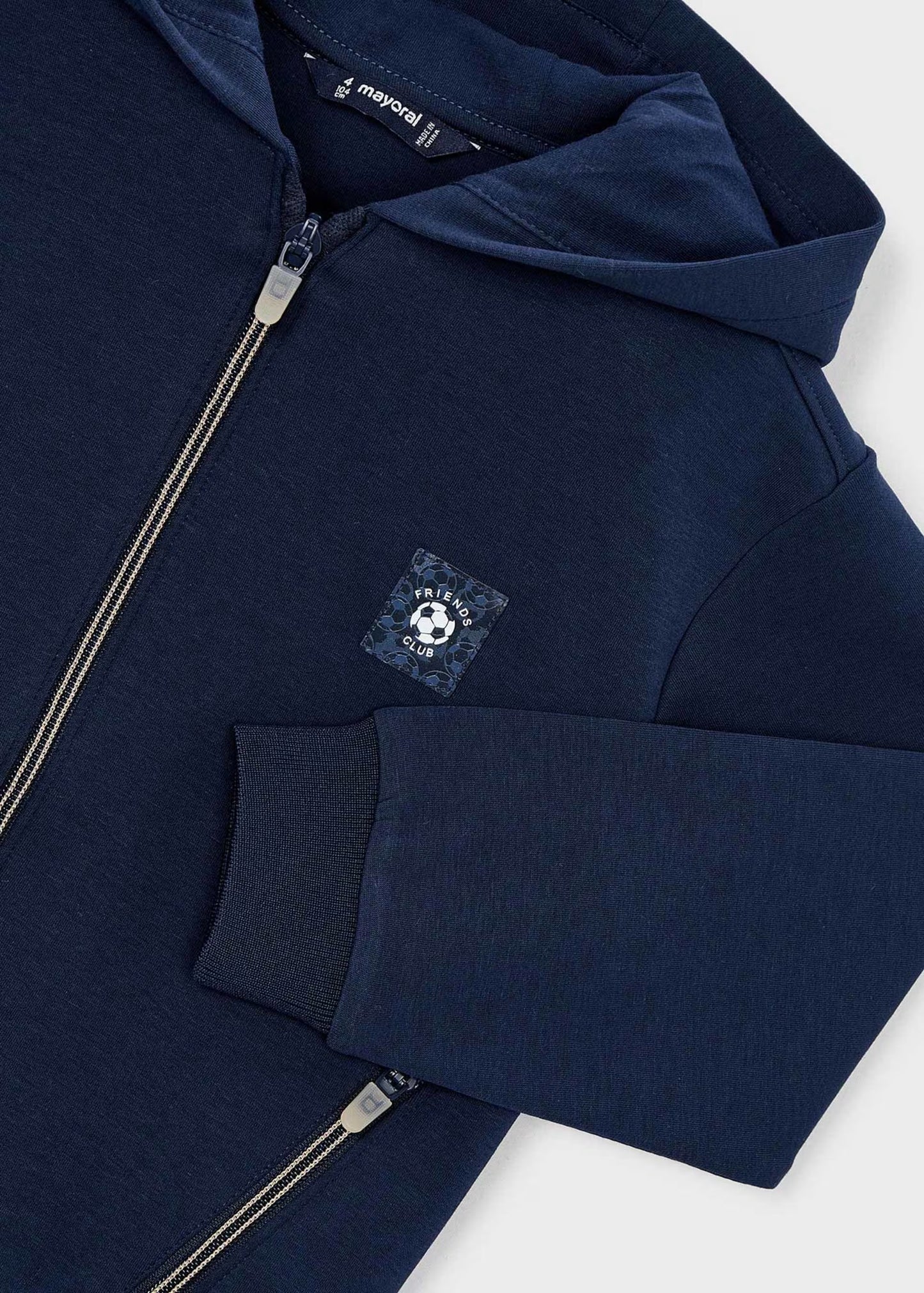 Sudadera cremallera niño