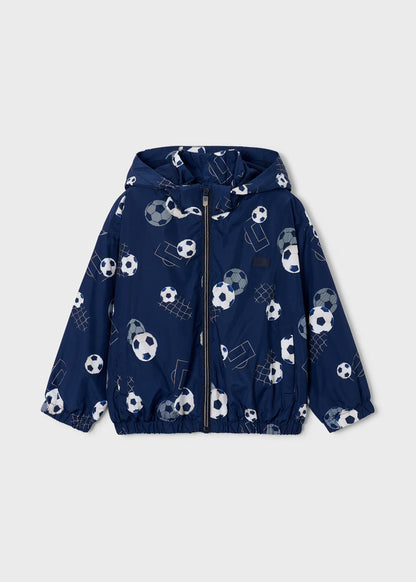 Cortavientos estampado niño