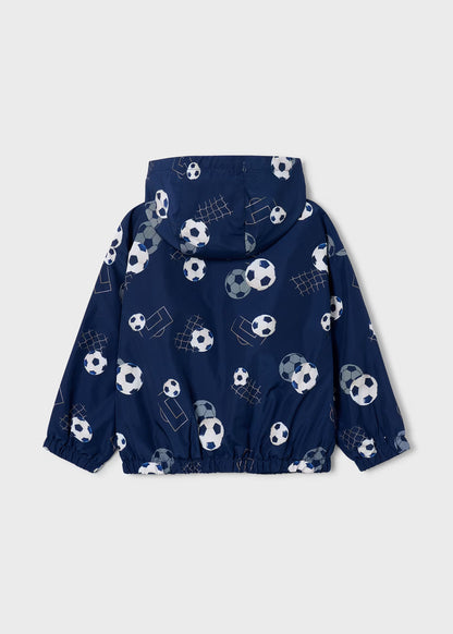 Cortavientos estampado niño