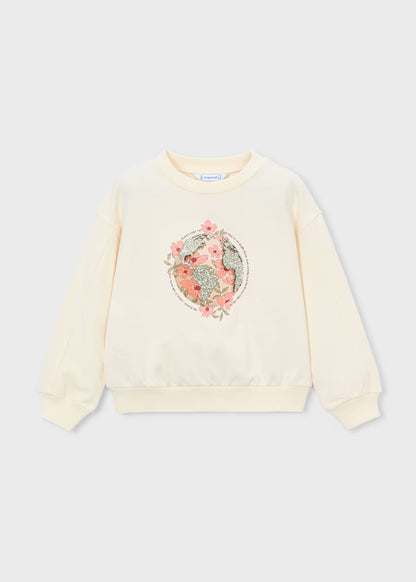 Sudadera gráfica niña