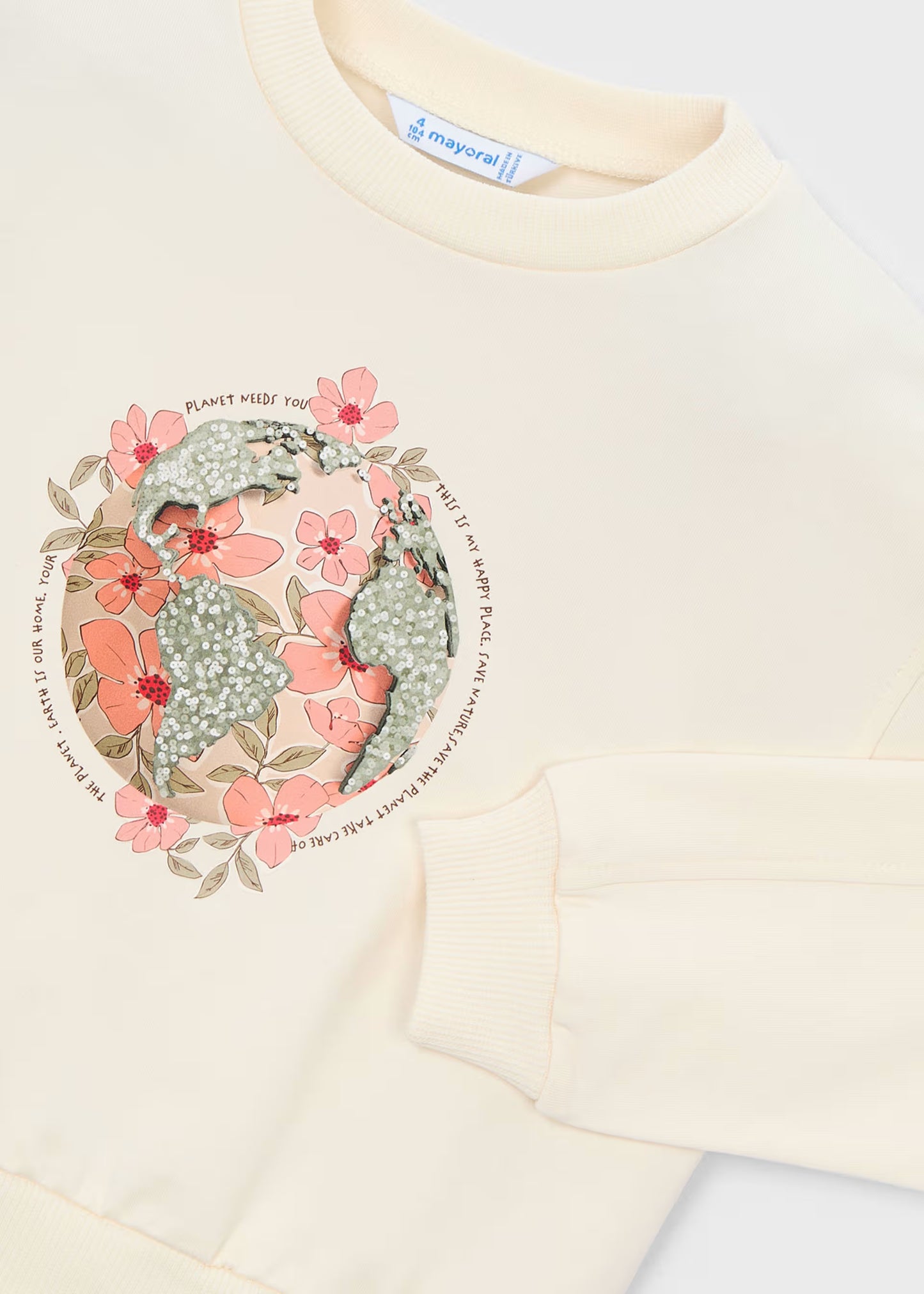 Sudadera gráfica niña