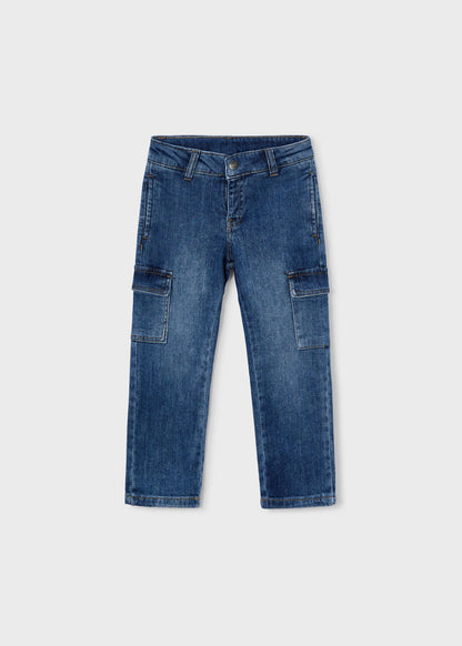 Pantalón vaquero cargo niño