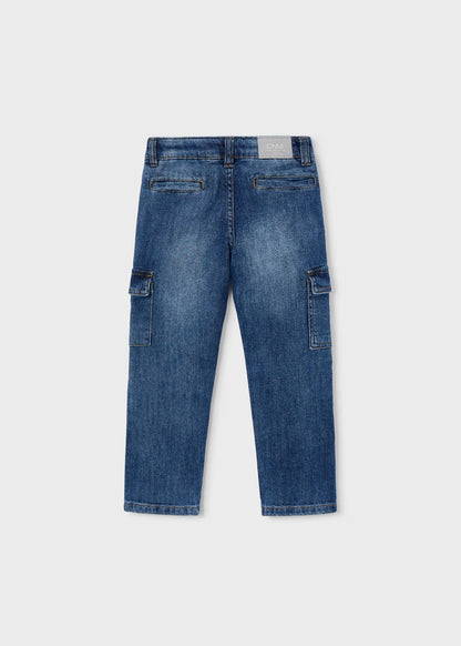 Pantalón vaquero cargo niño