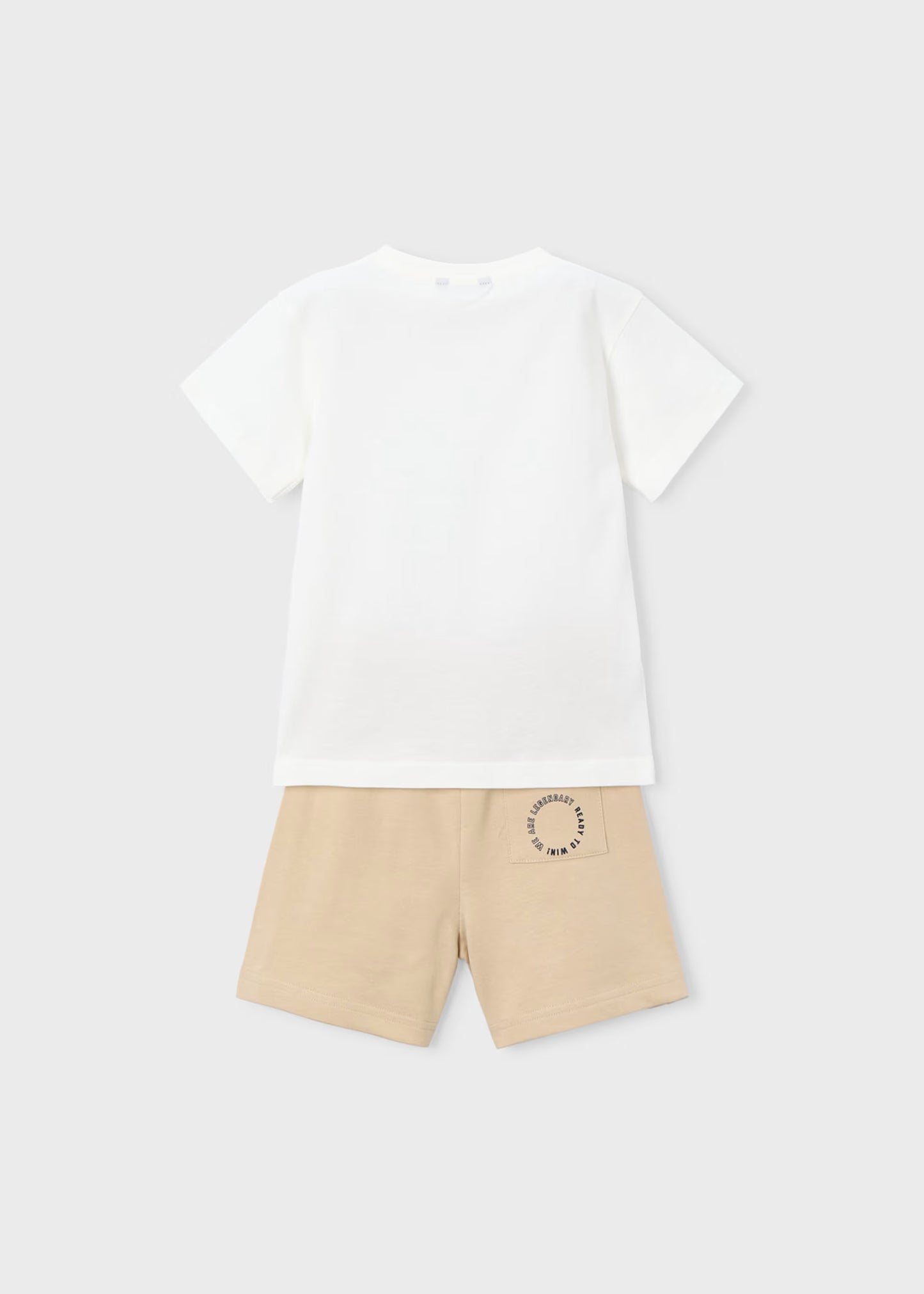 Conjunto pantalón y camiseta letras niño
