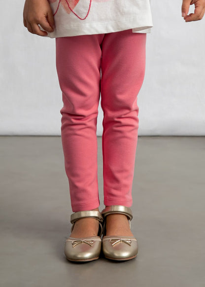 Conjunto legging y camiseta flor niña