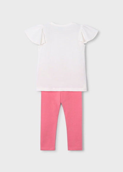 Conjunto legging y camiseta muñeca niña