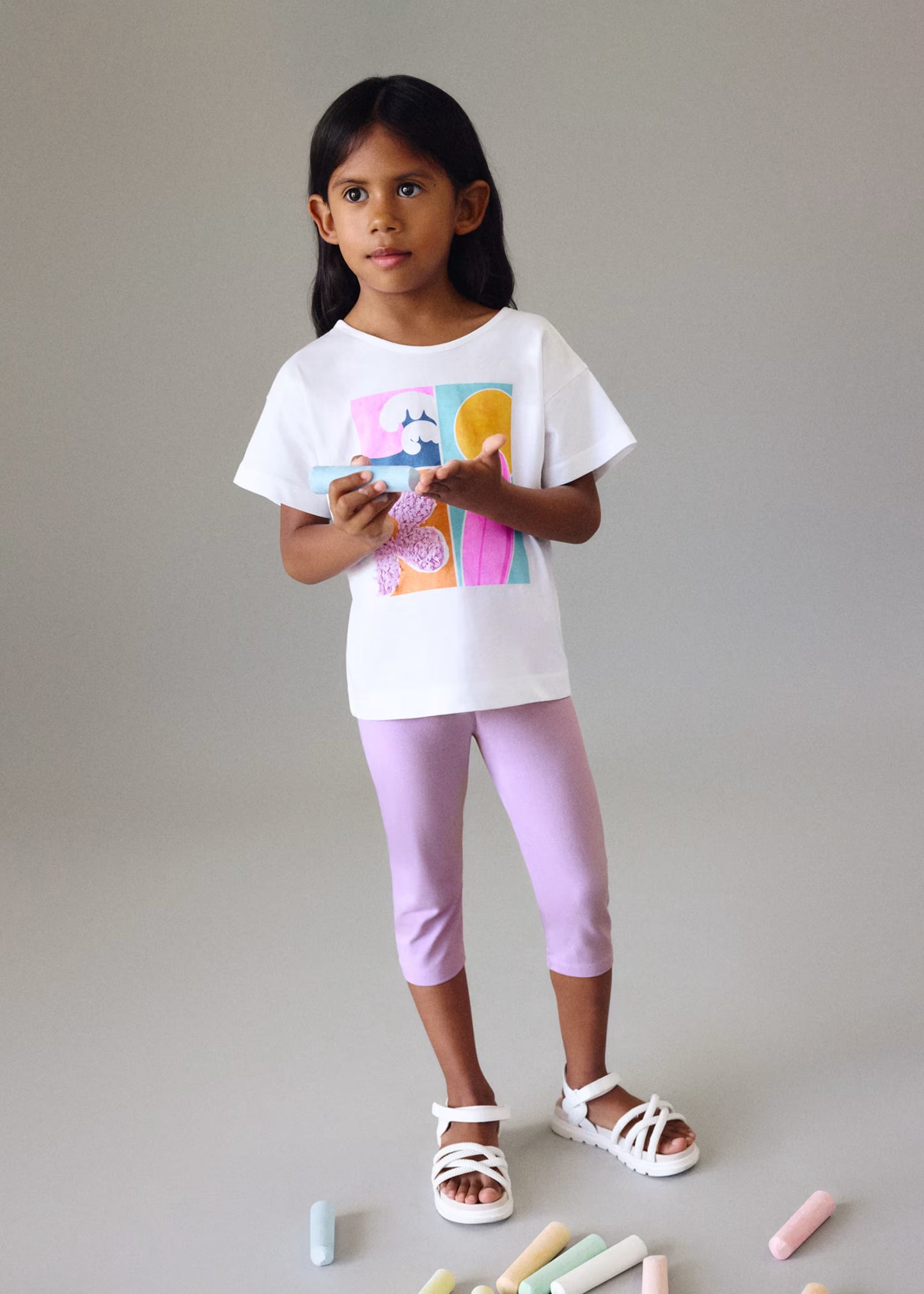 Conjunto legging pirata y camiseta niña