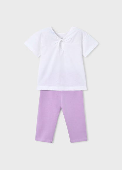 Conjunto legging pirata y camiseta niña