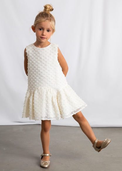 Vestido plumeti niña