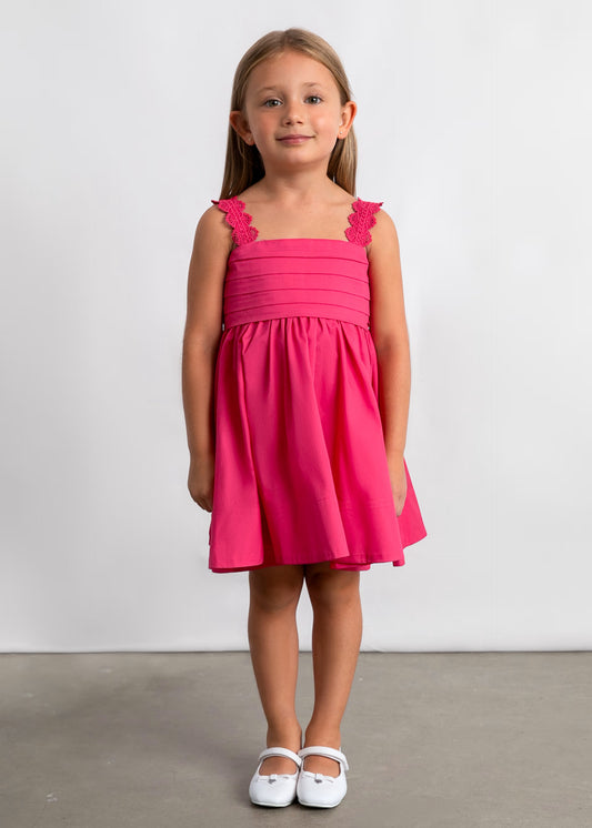 Vestido ceremonia satén niña