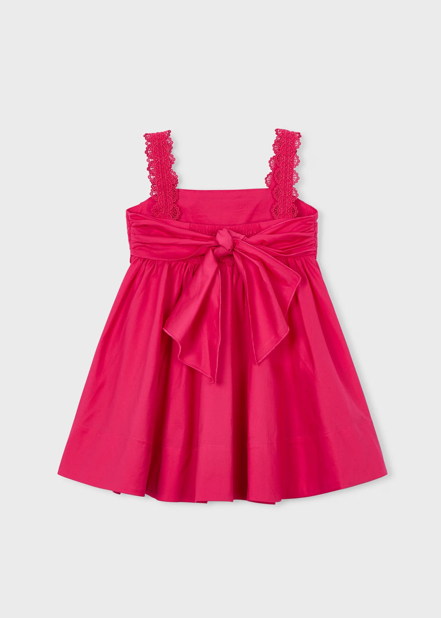 Vestido ceremonia satén niña