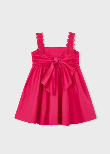 Vestido ceremonia satén niña