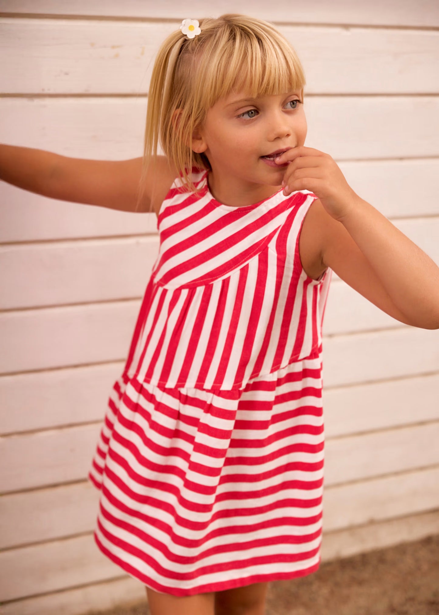 Vestido rayas niña