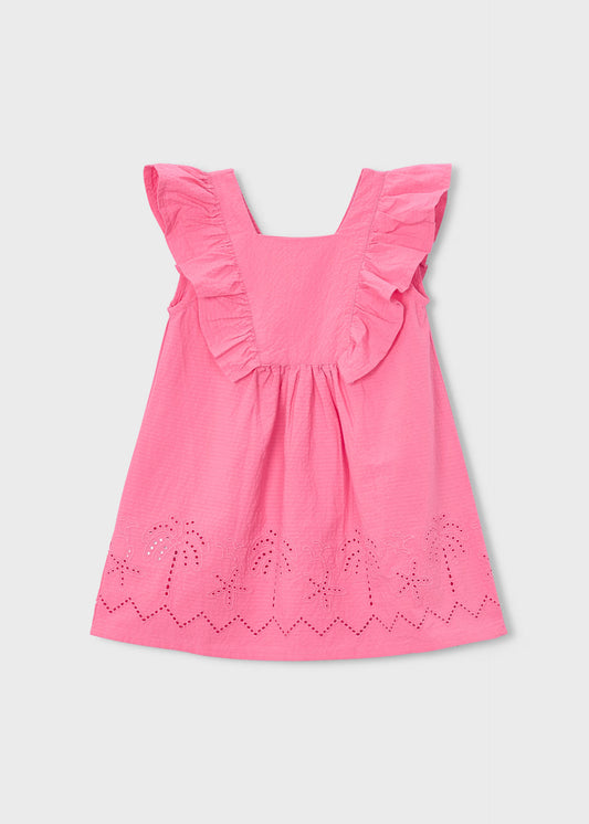 Vestido con calados niña