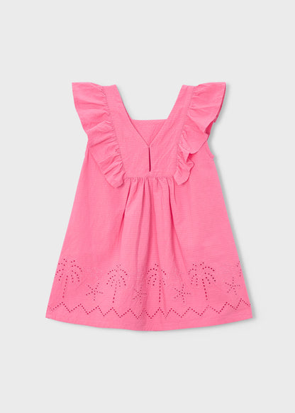 Vestido con calados niña