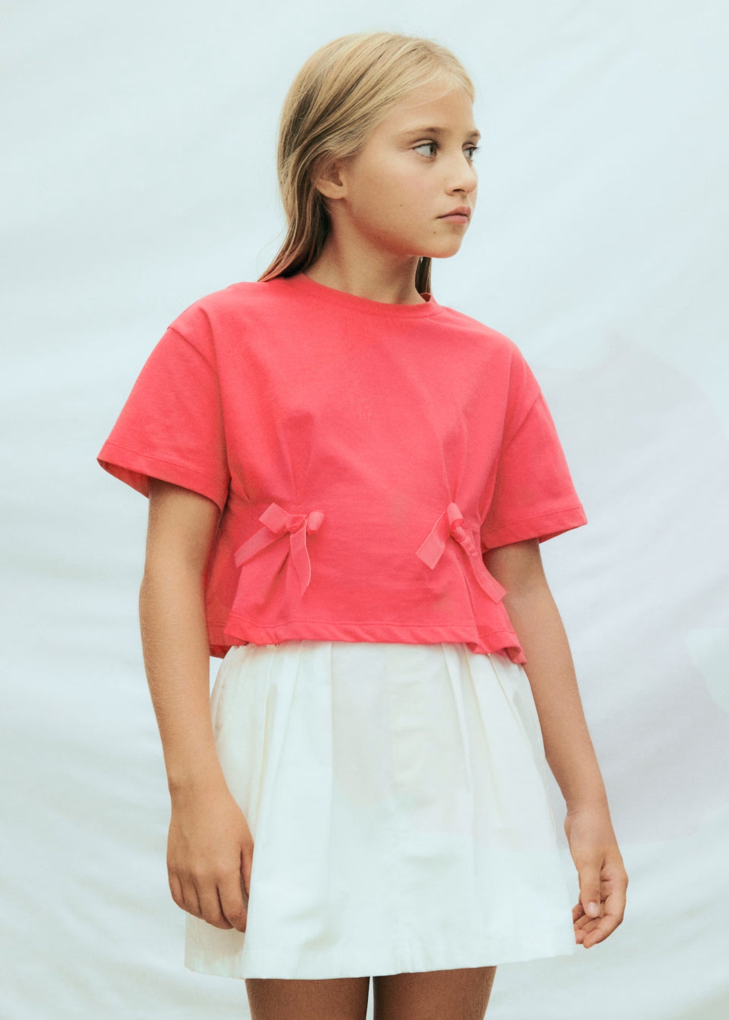 Camiseta lazos chica