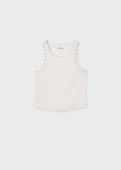 Camiseta tirantes canalé chica