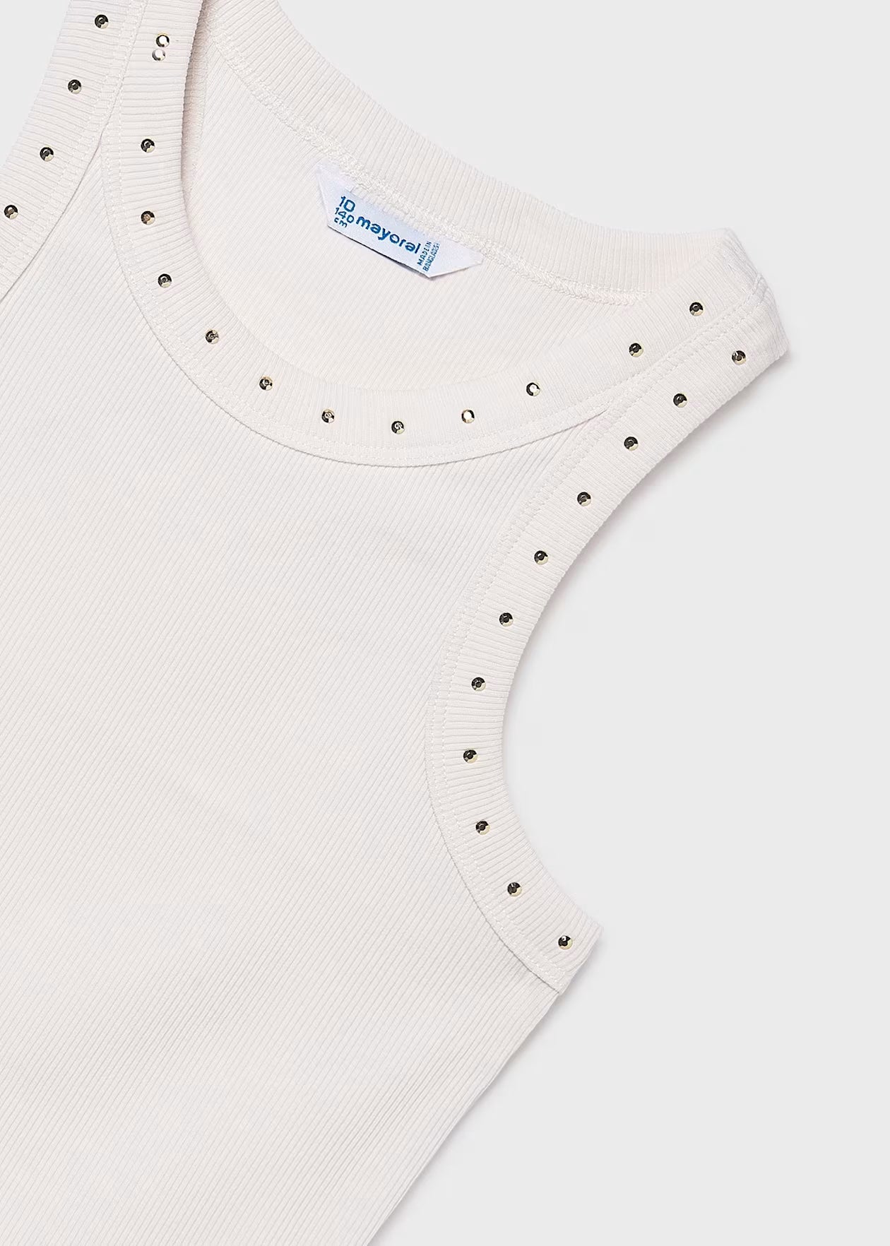 Camiseta tirantes canalé chica