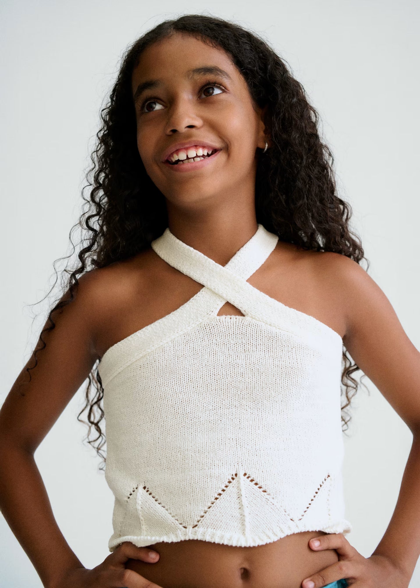 Top cuello halter chica