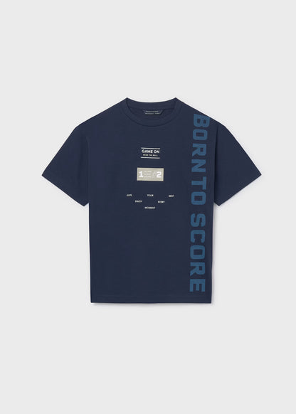 Camiseta letras fútbol chico