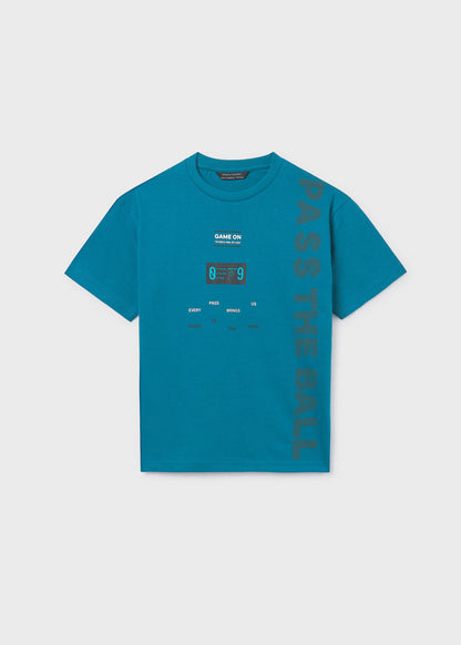 Camiseta letras fútbol chico