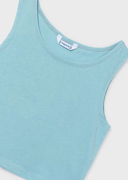 Camiseta con top chica