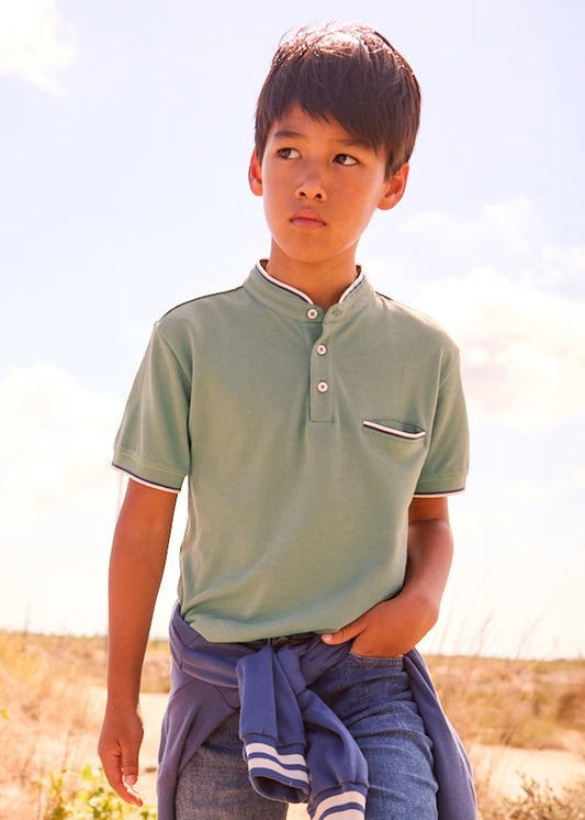 Polo cuello mao chico