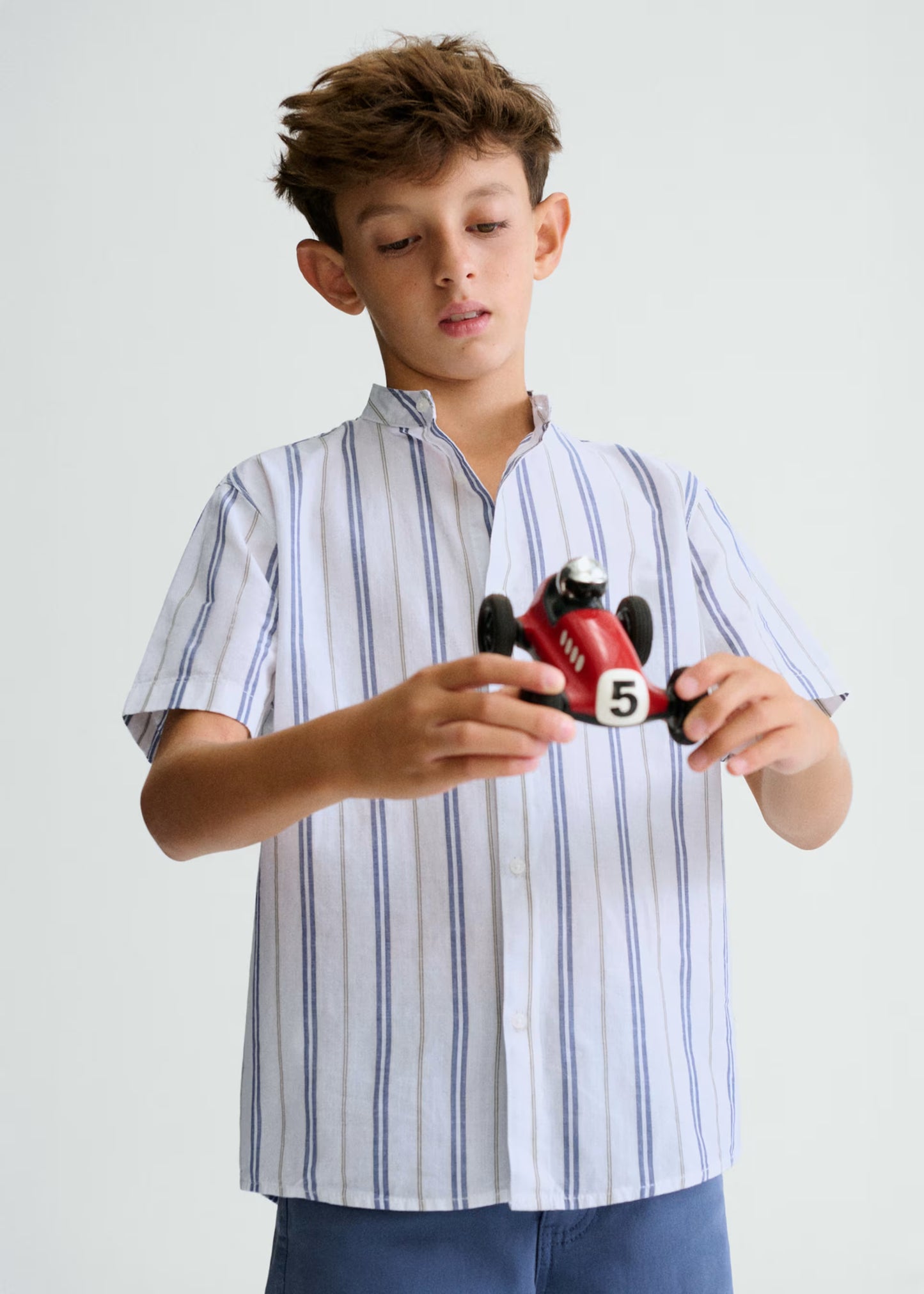Camisa cuello mao chico