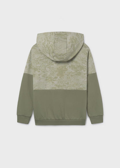 Sudadera capucha cremallera chico
