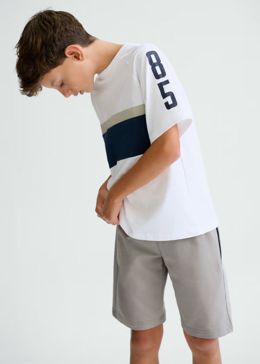 Conjunto bermuda y camiseta bloque chico