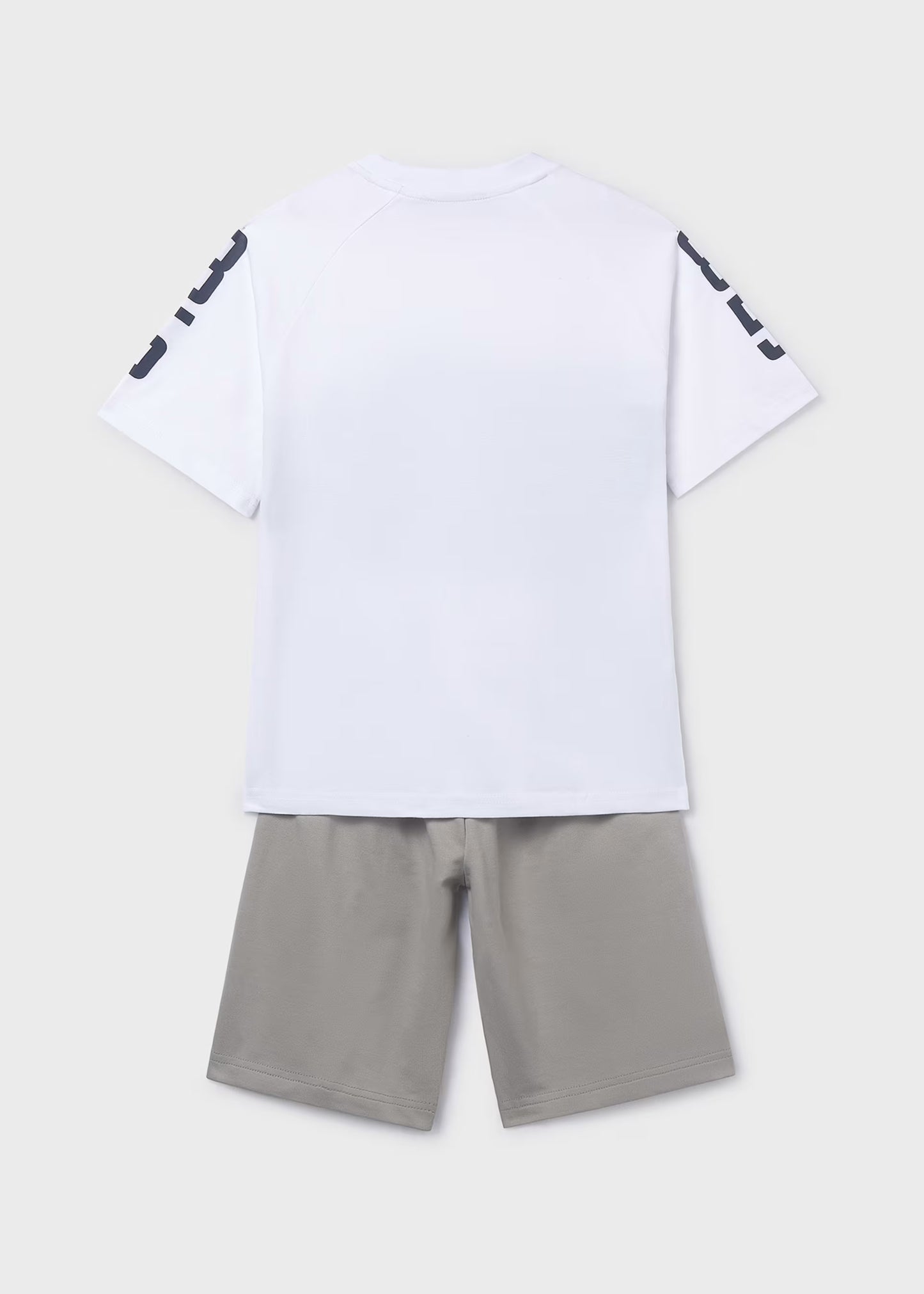 Conjunto bermuda y camiseta bloque chico