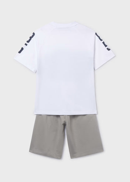Conjunto bermuda y camiseta bloque chico