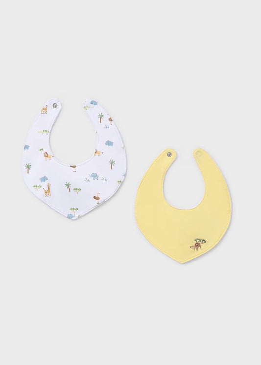 Set 2 baberos bebé